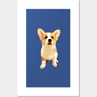 Corgi Adorable Puppy Dog Posters and Art